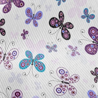 Purple Butterfly Fly Standard Corduroy