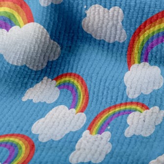 Rainbow White Cloud Terry