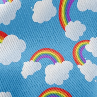 Rainbow White Cloud Standard Corduroy