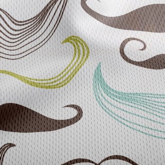 Playful Beard Athletic Mesh Flat Back
