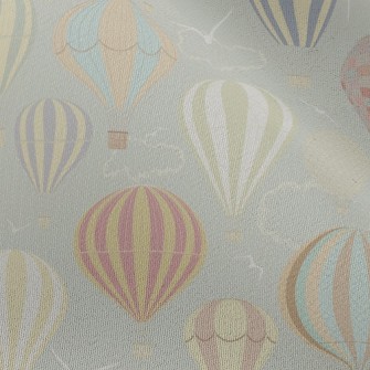 Flying Hot Air Balloon Chiffon