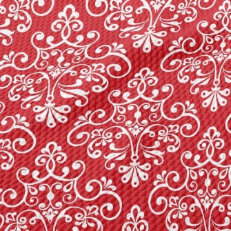 Chinese Style Pattern Birdseye Piqué