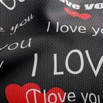 Love Talk Athletic Mesh Flat Back