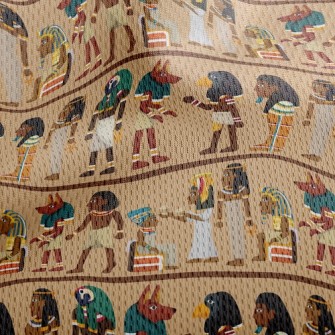 Egyptian Culture Athletic Mesh Flat Back