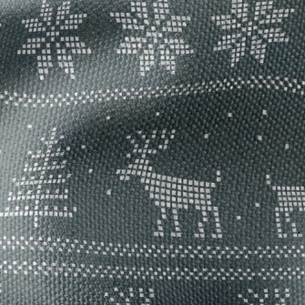Christmas Moose Waterproof Canvas
