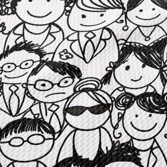 Busy People Birdseye Piqué