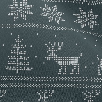 Christmas Moose Chiffon