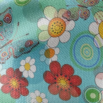 Beautiful Flowers Waterproof Canvas