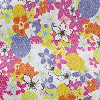 Delicate Blooming Flowers Standard Corduroy