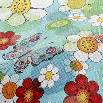 Beautiful Flowers Performance Linen