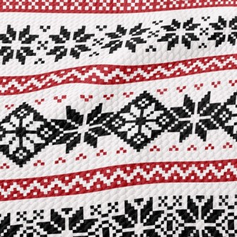 Snowflake Totem Birdseye Piqué