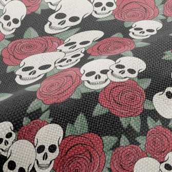 Rock Rose Skull Performance Linen