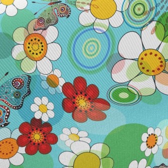 Beautiful Flowers Twill