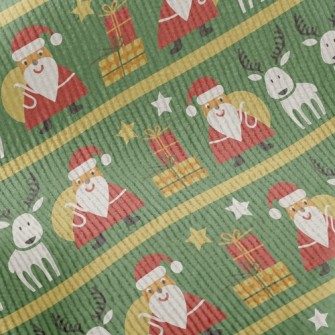 Santa Giving Gifts Standard Corduroy