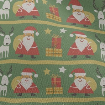 Santa Giving Gifts Chiffon