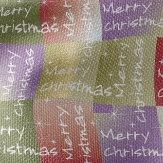 Christmas Wishes Text Waterproof Canvas