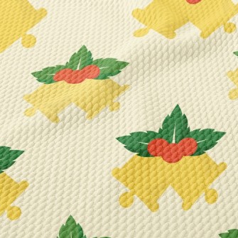 Christmas Bells Birdseye Piqué