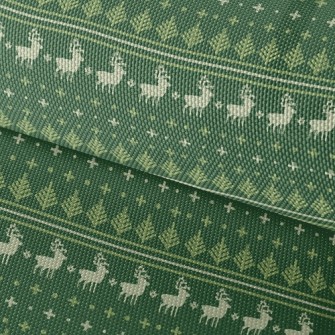 Christmas Elk Elements Waterproof Oxford