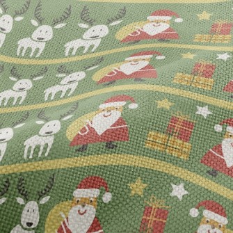 Santa Giving Gifts Performance Linen