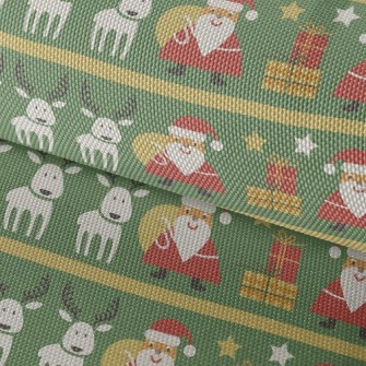 Santa Giving Gifts Waterproof Oxford