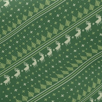 Christmas Elk Elements Twill
