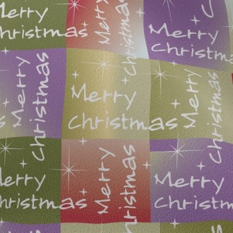Christmas Wishes Text Chiffon