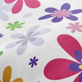 Colorful Flowers Performance Linen