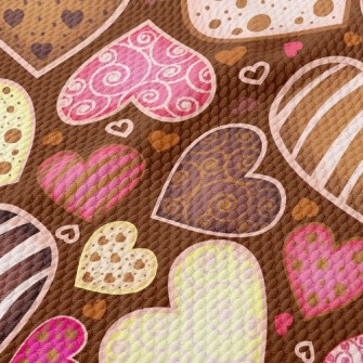 Love Chocolate Birdseye Piqué