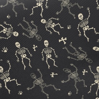 Dancing Skeleton Twill