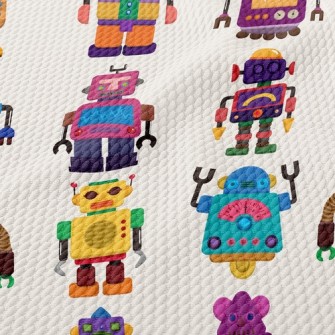 Various Robots Birdseye Piqué