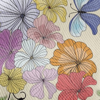 Colorful Butterfly Standard Corduroy