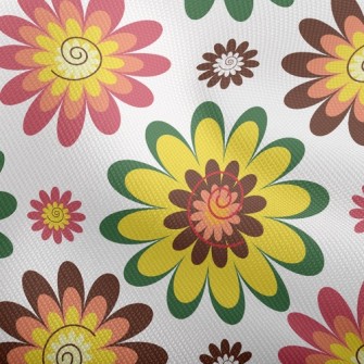 Bright Sunflower Dobby