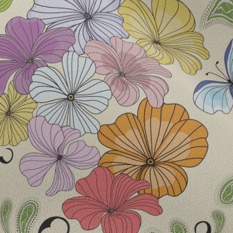 Colorful Butterfly Chiffon