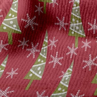Snowflake Christmas Tree Terry