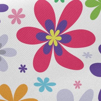 Colorful Flowers Twill
