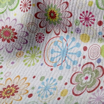 Colorful Painted Flowers Terry