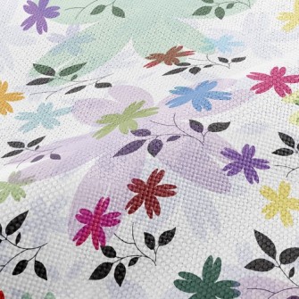 Colorful Flowers Performance Linen