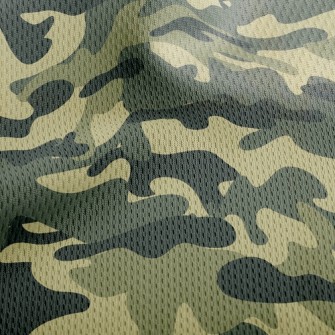 Camouflage Athletic Mesh Flat Back