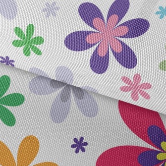 Colorful Flowers Waterproof Oxford