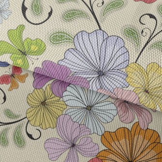 Colorful Butterfly Waterproof Oxford