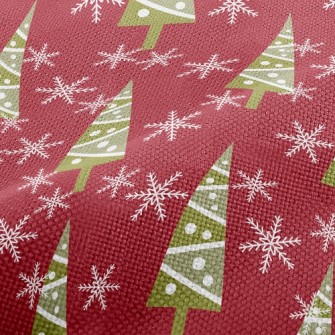 Snowflake Christmas Tree Performance Linen