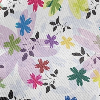 Colorful Flowers Standard Corduroy