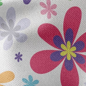 Colorful Flowers Waterproof Canvas