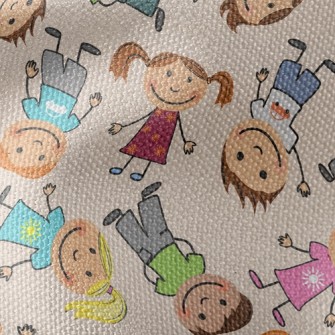Lively Little Child Waterproof Canvas