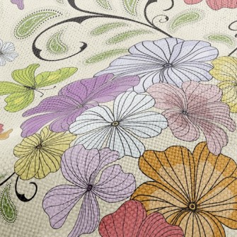 Colorful Butterfly Performance Linen