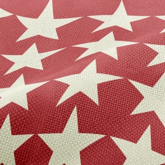 White Five-Pointed Star Performance Linen