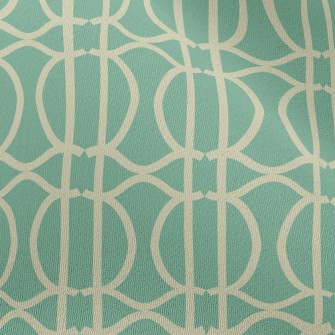 Interlaced Circles And Lines Chiffon