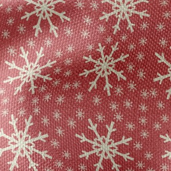 Shiny Christmas Snowflakes Waterproof Canvas