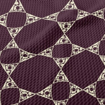 Nostalgic Tile Arrangement Birdseye Piqué