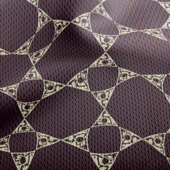 Nostalgic Tile Arrangement Athletic Mesh Flat Back